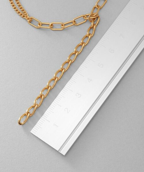 COCOSHNIK ONKITSCH / ココシュニックオンキッチュ ブレスレット・バングル | シルバー ハンギングマルチチェーン ブレスレット GP | 詳細3