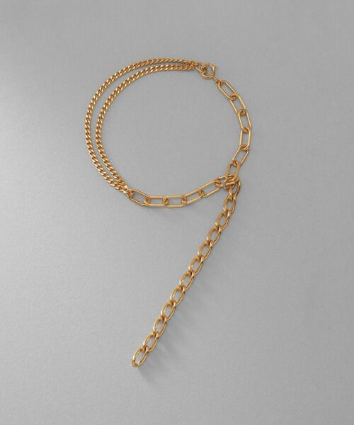 COCOSHNIK ONKITSCH / ココシュニックオンキッチュ ブレスレット・バングル | シルバー ハンギングマルチチェーン ブレスレット GP | 詳細5