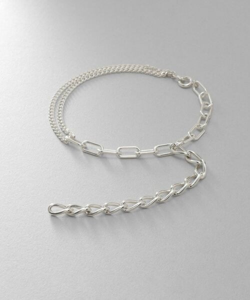 COCOSHNIK ONKITSCH / ココシュニックオンキッチュ ブレスレット・バングル | シルバー ハンギングマルチチェーン ブレスレット | 詳細1