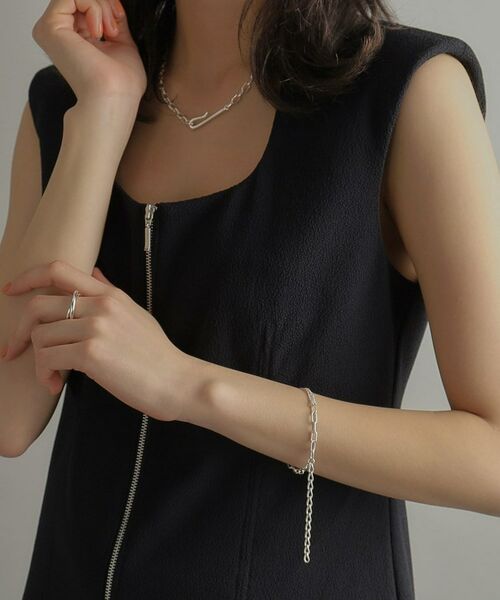 COCOSHNIK ONKITSCH / ココシュニックオンキッチュ ブレスレット・バングル | シルバー ハンギングマルチチェーン ブレスレット | 詳細10