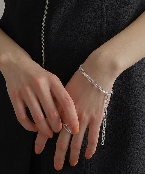 COCOSHNIK ONKITSCH / ココシュニックオンキッチュ ブレスレット・バングル | シルバー ハンギングマルチチェーン ブレスレット | 詳細13