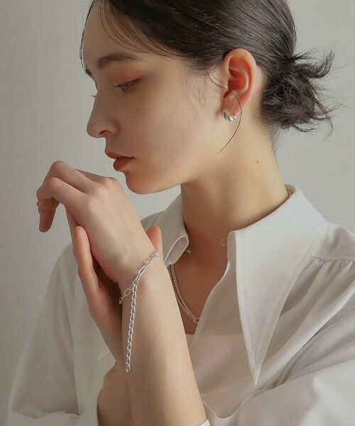 COCOSHNIK ONKITSCH / ココシュニックオンキッチュ ブレスレット・バングル | シルバー ハンギングマルチチェーン ブレスレット | 詳細15