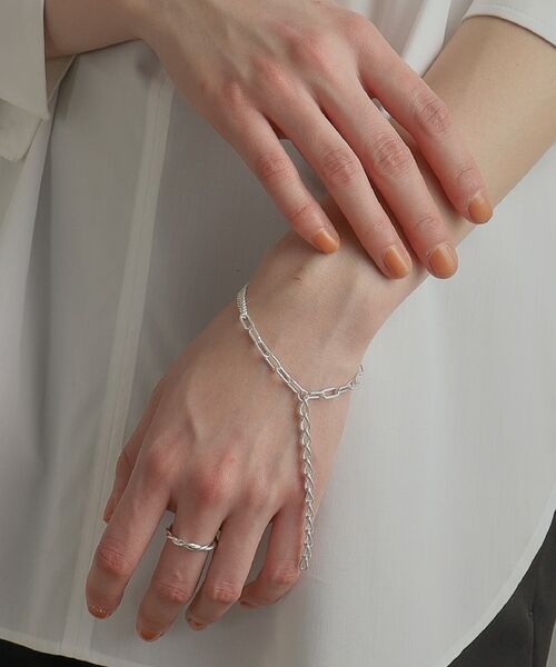 COCOSHNIK ONKITSCH / ココシュニックオンキッチュ ブレスレット・バングル | シルバー ハンギングマルチチェーン ブレスレット | 詳細17