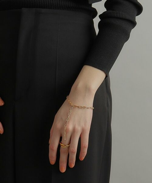 COCOSHNIK ONKITSCH / ココシュニックオンキッチュ ブレスレット・バングル | シルバー ハンギングミックスケーブルチェーン ブレスレット GP | 詳細12