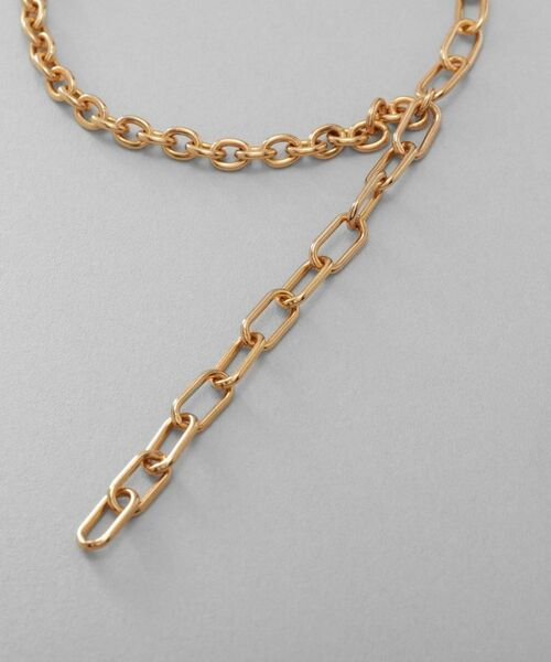 COCOSHNIK ONKITSCH / ココシュニックオンキッチュ ブレスレット・バングル | シルバー ハンギングミックスケーブルチェーン ブレスレット GP | 詳細2