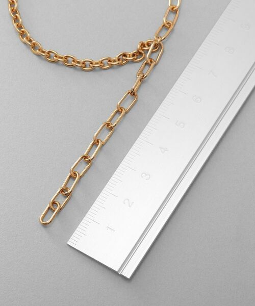 COCOSHNIK ONKITSCH / ココシュニックオンキッチュ ブレスレット・バングル | シルバー ハンギングミックスケーブルチェーン ブレスレット GP | 詳細3