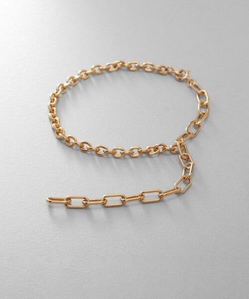 COCOSHNIK ONKITSCH / ココシュニックオンキッチュ ブレスレット・バングル | シルバー ハンギングミックスケーブルチェーン ブレスレット GP（ゴールド(600)）