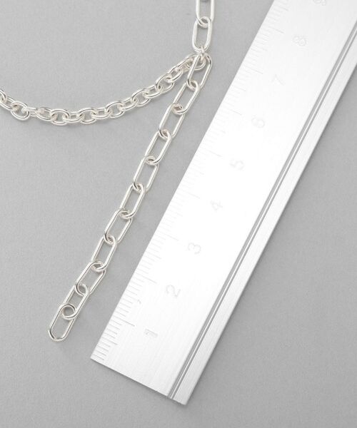 COCOSHNIK ONKITSCH / ココシュニックオンキッチュ ブレスレット・バングル | シルバー ハンギングミックスケーブルチェーン ブレスレット | 詳細3