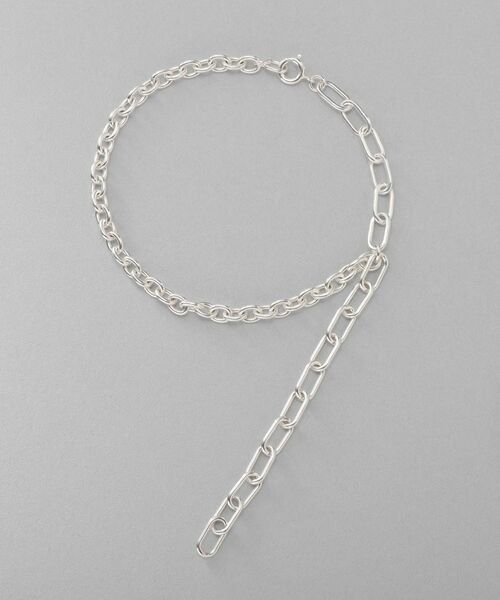 COCOSHNIK ONKITSCH / ココシュニックオンキッチュ ブレスレット・バングル | シルバー ハンギングミックスケーブルチェーン ブレスレット | 詳細5