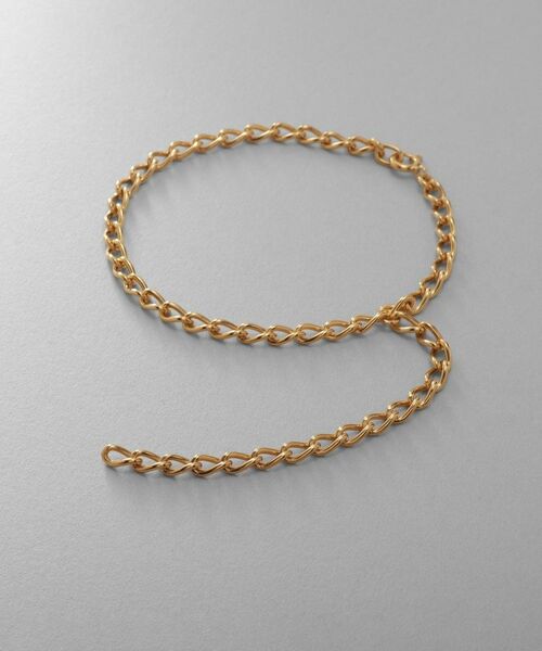 COCOSHNIK ONKITSCH / ココシュニックオンキッチュ ブレスレット・バングル | シルバー ハンギングロングカーブチェーン ブレスレット GP | 詳細1