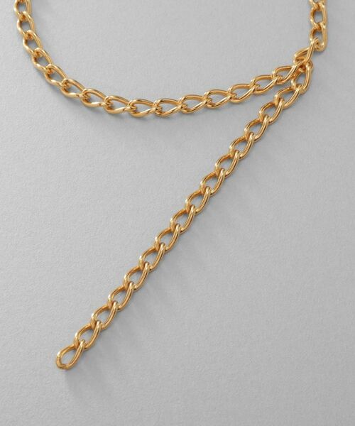 COCOSHNIK ONKITSCH / ココシュニックオンキッチュ ブレスレット・バングル | シルバー ハンギングロングカーブチェーン ブレスレット GP | 詳細2