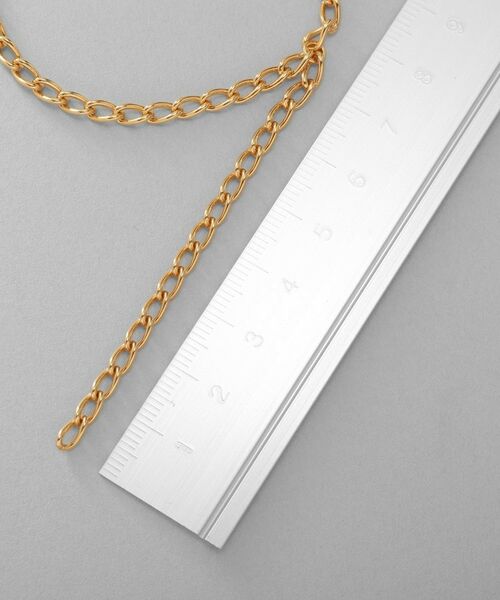 COCOSHNIK ONKITSCH / ココシュニックオンキッチュ ブレスレット・バングル | シルバー ハンギングロングカーブチェーン ブレスレット GP | 詳細3