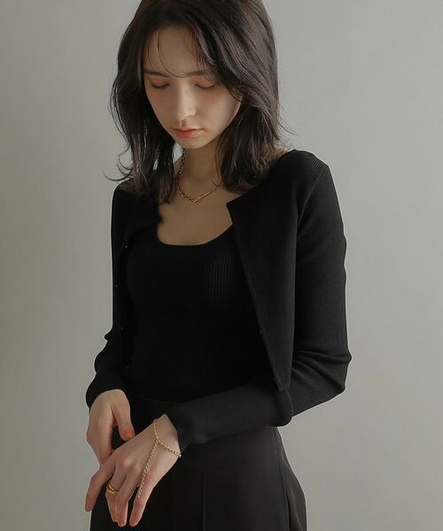 COCOSHNIK ONKITSCH / ココシュニックオンキッチュ ブレスレット・バングル | シルバー ハンギングロングカーブチェーン ブレスレット GP | 詳細7