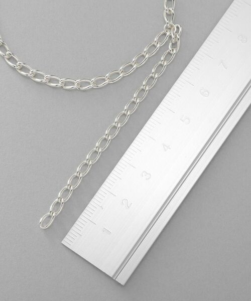 COCOSHNIK ONKITSCH / ココシュニックオンキッチュ ブレスレット・バングル | シルバー ハンギングロングカーブチェーン ブレスレット | 詳細3