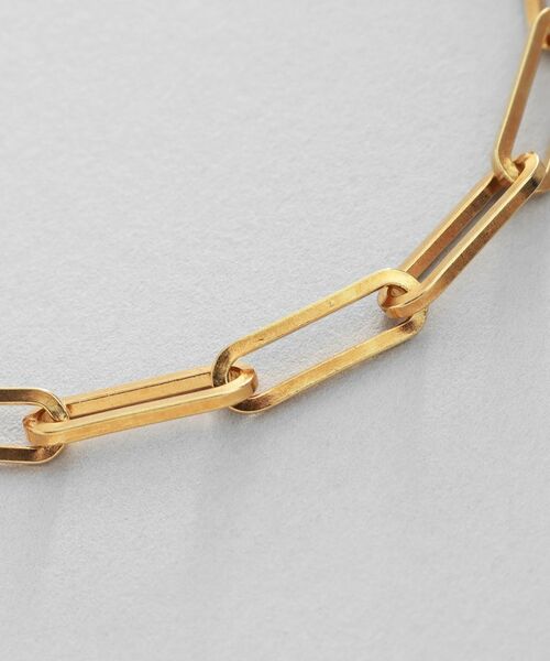 COCOSHNIK ONKITSCH / ココシュニックオンキッチュ ブレスレット・バングル | シルバー デザインチェーン フラットケーブルブレスレット（21cm） GP | 詳細2