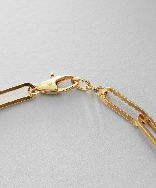 COCOSHNIK ONKITSCH / ココシュニックオンキッチュ ブレスレット・バングル | シルバー デザインチェーン フラットケーブルブレスレット（21cm） GP | 詳細3