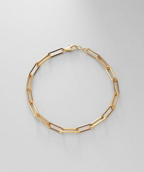 COCOSHNIK ONKITSCH / ココシュニックオンキッチュ ブレスレット・バングル | シルバー デザインチェーン フラットケーブルブレスレット（21cm） GP | 詳細4