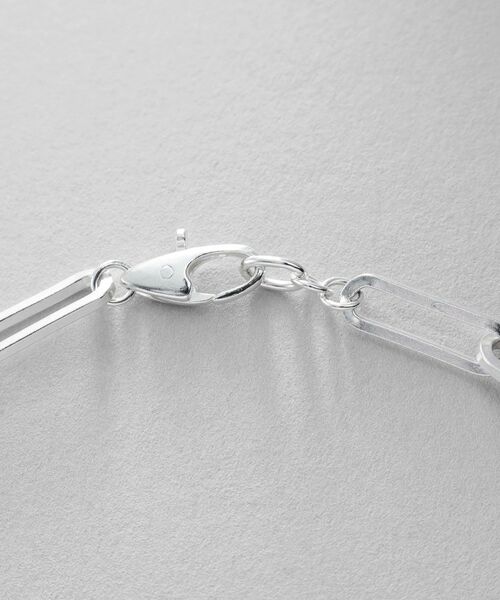 COCOSHNIK ONKITSCH / ココシュニックオンキッチュ ブレスレット・バングル | シルバー デザインチェーン フラットケーブルブレスレット（21cm） | 詳細3