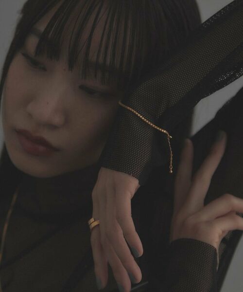 COCOSHNIK ONKITSCH / ココシュニックオンキッチュ ブレスレット・バングル | シルバー デザインチェーン ベネチアンブレスレットM GP | 詳細8