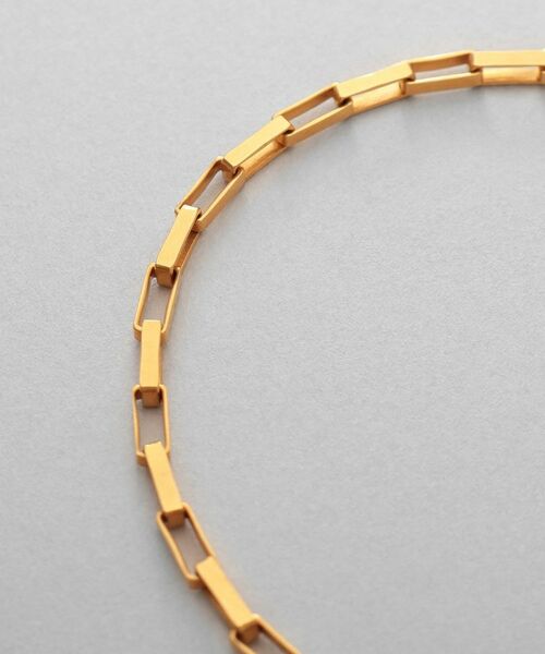 COCOSHNIK ONKITSCH / ココシュニックオンキッチュ ブレスレット・バングル | シルバー デザインチェーン ボックスブレスレットM GP | 詳細2