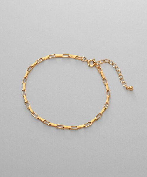 COCOSHNIK ONKITSCH / ココシュニックオンキッチュ ブレスレット・バングル | シルバー デザインチェーン ボックスブレスレットM GP | 詳細4