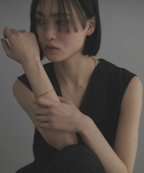 COCOSHNIK ONKITSCH / ココシュニックオンキッチュ ブレスレット・バングル | シルバー デザインチェーン ボックスブレスレットM GP | 詳細6