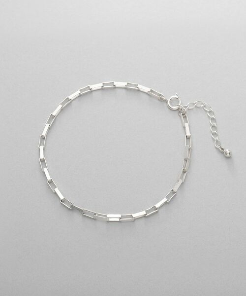 COCOSHNIK ONKITSCH / ココシュニックオンキッチュ ブレスレット・バングル | シルバー デザインチェーン ボックスブレスレットM | 詳細3