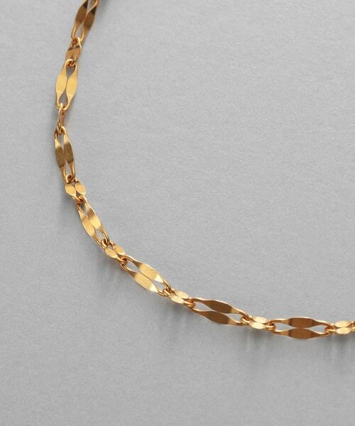 COCOSHNIK ONKITSCH / ココシュニックオンキッチュ ブレスレット・バングル | シルバー デザインチェーン デュアルペタルブレスレット GP | 詳細2