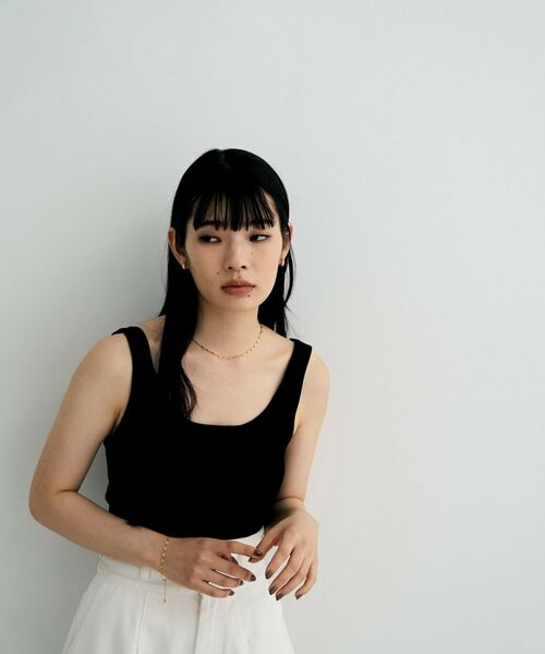 COCOSHNIK ONKITSCH / ココシュニックオンキッチュ ブレスレット・バングル | シルバー デザインチェーン デュアルペタルブレスレット GP | 詳細6