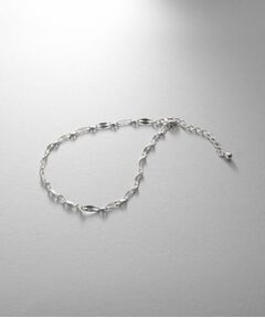 COCOSHNIK ONKITSCH / ココシュニックオンキッチュ ブレスレット・バングル | シルバー デザインチェーン デュアルペタルブレスレット