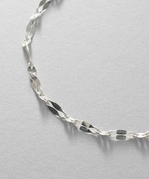 COCOSHNIK ONKITSCH / ココシュニックオンキッチュ ブレスレット・バングル | シルバー デザインチェーン デュアルペタルブレスレット | 詳細2