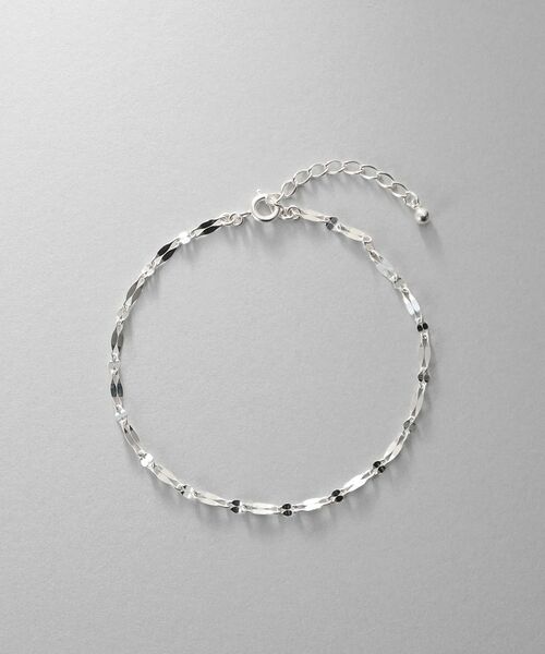COCOSHNIK ONKITSCH / ココシュニックオンキッチュ ブレスレット・バングル | シルバー デザインチェーン デュアルペタルブレスレット | 詳細4