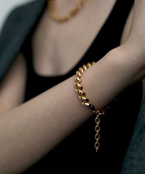 COCOSHNIK ONKITSCH / ココシュニックオンキッチュ ブレスレット・バングル | シルバー デザインチェーン サンマルコブレスレット GP | 詳細8