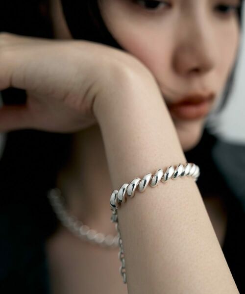 COCOSHNIK ONKITSCH / ココシュニックオンキッチュ ブレスレット・バングル | シルバー デザインチェーン サンマルコブレスレット | 詳細6