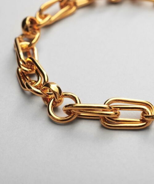 COCOSHNIK ONKITSCH / ココシュニックオンキッチュ ブレスレット・バングル | シルバー ミックスチェーン ダブルリンクブレスレット GP | 詳細2