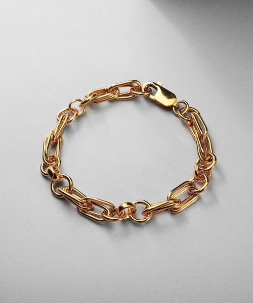 COCOSHNIK ONKITSCH / ココシュニックオンキッチュ ブレスレット・バングル | シルバー ミックスチェーン ダブルリンクブレスレット GP | 詳細4