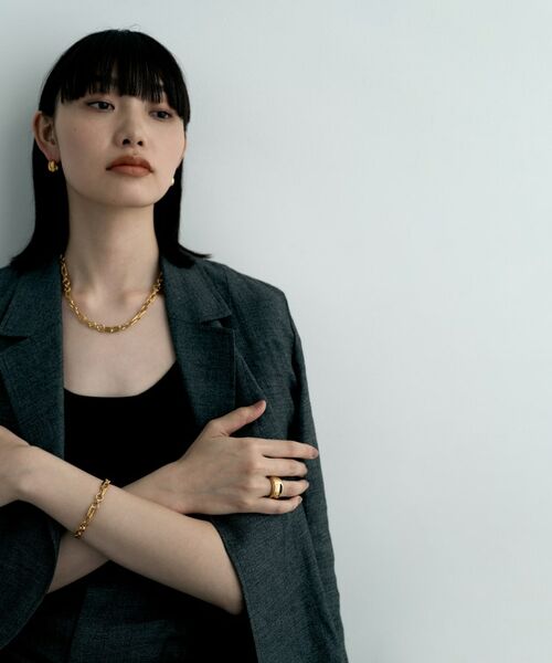 COCOSHNIK ONKITSCH / ココシュニックオンキッチュ ブレスレット・バングル | シルバー ミックスチェーン ダブルリンクブレスレット GP | 詳細6