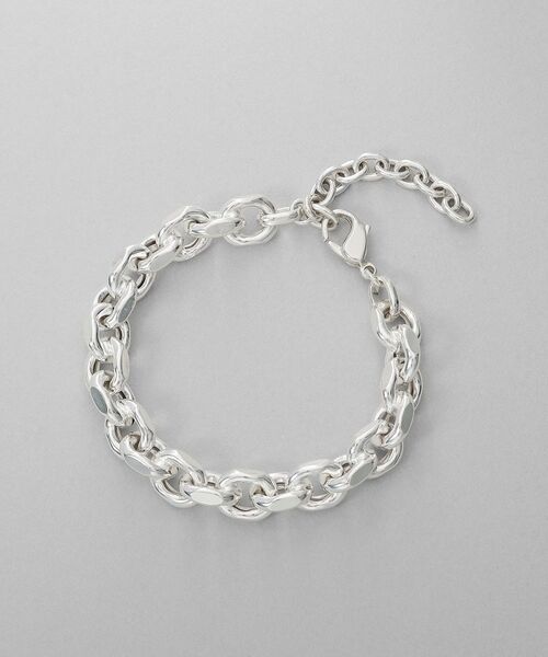COCOSHNIK ONKITSCH / ココシュニックオンキッチュ ブレスレット・バングル | シルバー デザインチェーン ホロウカットケーブルブレスレット | 詳細4