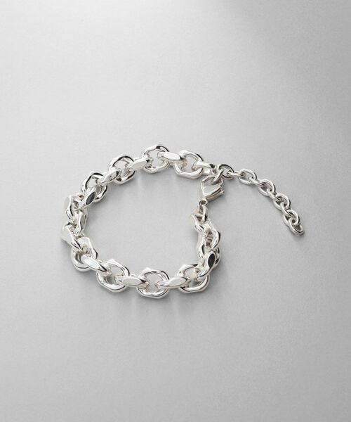 COCOSHNIK ONKITSCH / ココシュニックオンキッチュ ブレスレット・バングル | シルバー デザインチェーン ホロウカットケーブルブレスレット（シルバー(600)）