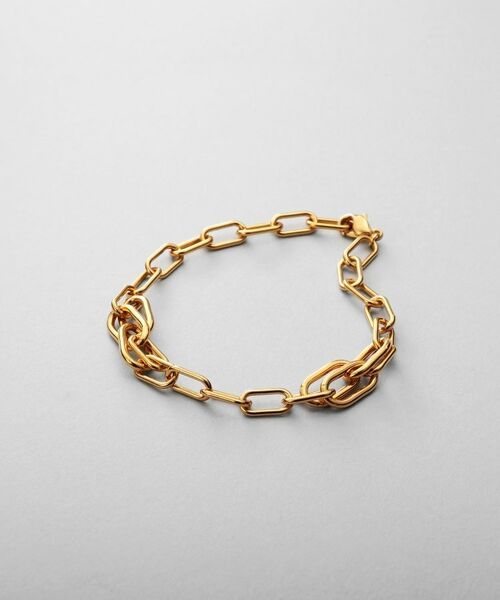 COCOSHNIK ONKITSCH / ココシュニックオンキッチュ ブレスレット・バングル | シルバー デザインチェーン ケーブルタングルブレスレットGP（ゴールド(600)）