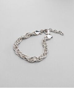 COCOSHNIK ONKITSCH / ココシュニックオンキッチュ ブレスレット・バングル | シルバー デザインチェーン ダブルケーブルブレスレット
