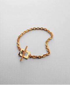 COCOSHNIK ONKITSCH / ココシュニックオンキッチュ ブレスレット・バングル | シルバー カットケーブルチェーン レクタングルマンテルブレスレット S GP