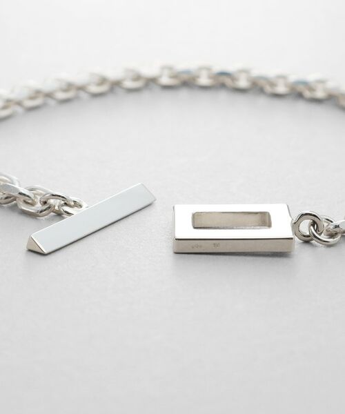 COCOSHNIK ONKITSCH / ココシュニックオンキッチュ ブレスレット・バングル | シルバー カットケーブルチェーン レクタングルマンテルブレスレット S | 詳細5