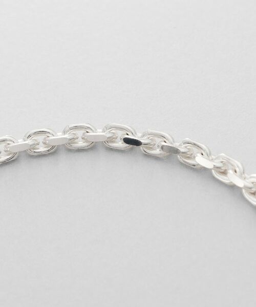 COCOSHNIK ONKITSCH / ココシュニックオンキッチュ ブレスレット・バングル | シルバー カットケーブルチェーン レクタングルマンテルブレスレット L | 詳細3