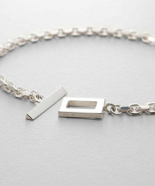 COCOSHNIK ONKITSCH / ココシュニックオンキッチュ ブレスレット・バングル | シルバー カットケーブルチェーン レクタングルマンテルブレスレット L | 詳細5