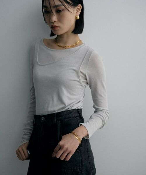 COCOSHNIK ONKITSCH / ココシュニックオンキッチュ ブレスレット・バングル | シルバー コンビネーションチェーン クアッドブレスレット GP | 詳細6