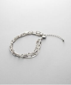 COCOSHNIK ONKITSCH / ココシュニックオンキッチュ ブレスレット・バングル | シルバー コンビネーションチェーン クアッドブレスレット