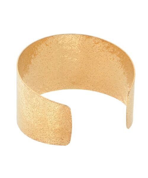 COCOSHNIK ONKITSCH / ココシュニックオンキッチュ ブレスレット・バングル | テクスチャープレート バングル（イエローゴールド(600)）