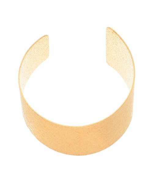 COCOSHNIK ONKITSCH / ココシュニックオンキッチュ ブレスレット・バングル | テクスチャープレート アシンメトリーバングル | 詳細3