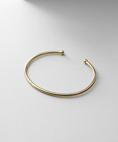 COCOSHNIK ONKITSCH / ココシュニックオンキッチュ ブレスレット・バングル | シルバー ホロウフレキシブル バングル GP（ゴールド(600)）